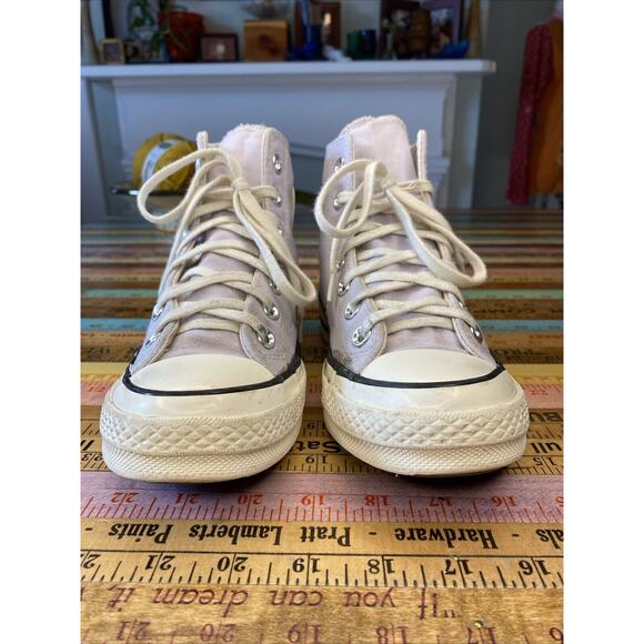 Converse W 5 M 3 Chuck Taylor All Star High Top Lilac Purple Special Edition Vtg - Picture 7 of 13